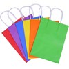 Gift Bag Kraft Paper Party Gift Bag with Handle Rainbow
