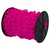 Mr. Chain Heavy-Duty Plastic Barrier Chain Reel, Safety Pink, 2-Inch