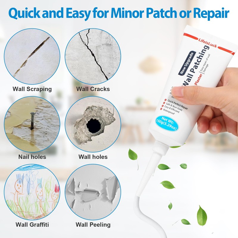 Drywall Repair Kit, 150g Wall Mending Agent Spackle Wall Repair