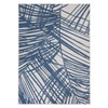 Rugshop Contemporary Nature Inspired Tropical Leaves Indoor/Outdoor Area Rug 5'