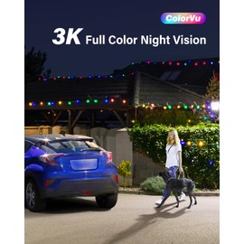 ANNKE 5MP Security Camera for Home & Business Surveillance, Analog Add-on Wired Bullet Cam with 65ft Full Color Night Vision, IP67, 2.8mm Lens, Built-in Mic (Comes with Power Adapter & BNC Cable)