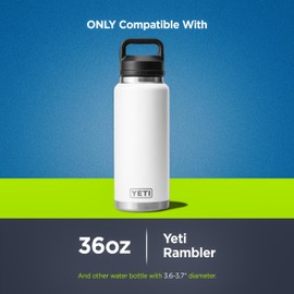 ENCASED Custom Hand Strap Boot Designed for 36oz YETI Rambler - Protective Water Bottle Holder with Adjustable Neoprene Carrying Handle (Only fits YETI Rambler 36oz Models)