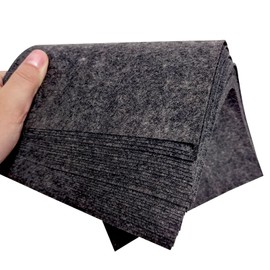 Felt for Crafts, 1 mm Thick Stiff Felt Sheets, Pack of 32 Felt Fabric, 17.78 x 28.7 cm Craft Felt for Sewing Crafts and Festivals Party Decorations (Dark Grey)