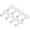 PATIKIL Triangle Spanner Key, 8 Pack Universal Utility Keys Triangular