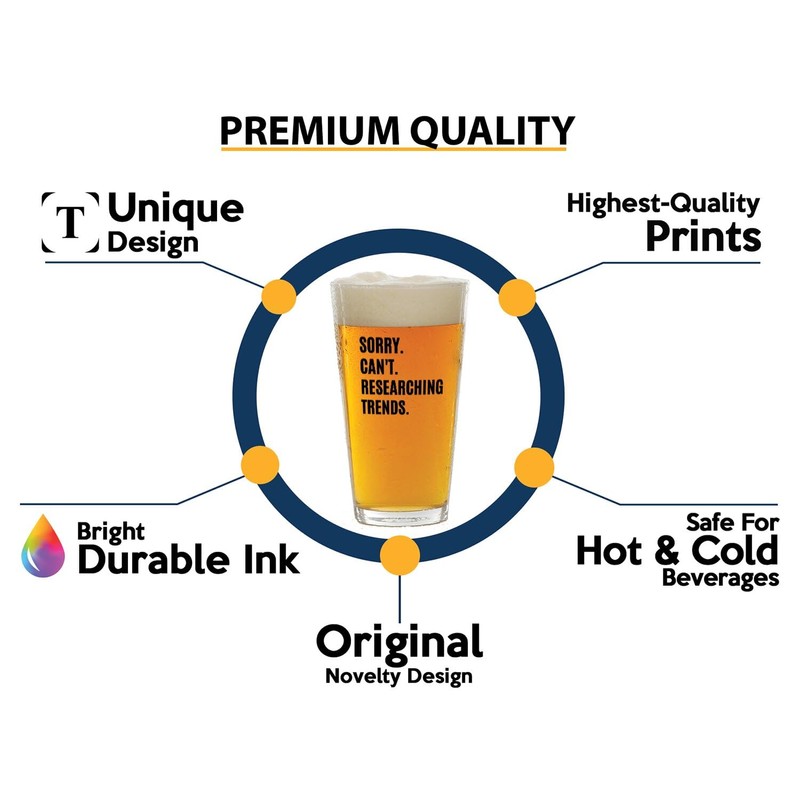 Director Sarcasm Pint Glass 16oz -Researching Trands - Funny Innovations