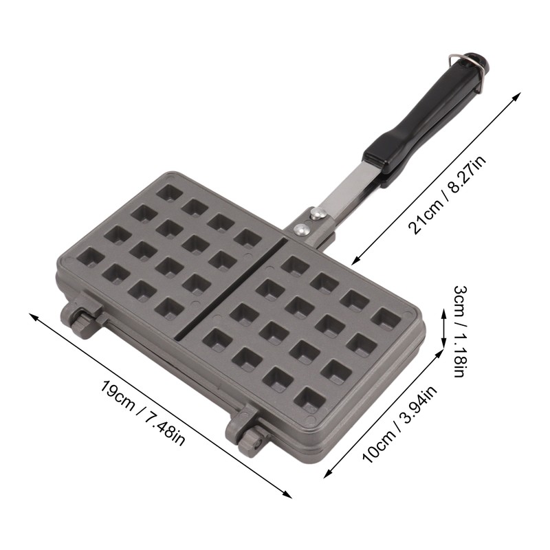 Waffle Maker Pancake Baking Pan Iron Waffle Mold Aluminum Alloy