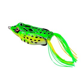(Colour A) 1 Pcs-5 cm Frog Bait, Bionic Soft Bait, Weed-free Design, Double Sharp Hook Fishing Kit for Bass Pike Trout Crappie Freshwater Saltwater