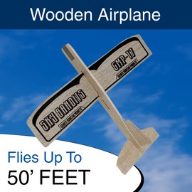 Balsa Wood Airplane Kits | Plane Toys Set - 6 Small Balsa Glider | Set of 6 BalsaWood Airplane Gliders | Model Toy Plane Kit | Balsa Wood Airplanes Perfect for Party Favors, Parties, and BBQ's