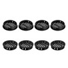 sourcing map 8Pcs 50mm/1.97" Circular Soffit Air Vents, Plastic Soffit