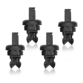 GIONAR 4 Pieces Black Trunk Hat Rack Clips Parcel Shelf Cord Clips Compatible for Renault Clio Megane Scenic Laguna Modus MK1 MK2 MK3 MK4,for Nissan Qashqai 2007-2019,7705099001 8200675047