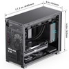JONSBO D31 MESH Black Micro ATX Computer Case, MATX/ITX Mainboard/Support