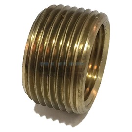EDGE INDUSTRIAL Brass REDUCING FACE Bushing 1" Male NPT X 3/4" Female NPT Fuel/AIR/Water/Oil/Gas WOG (Qty 01)