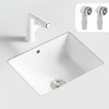 Qrity Pack of 2 Overflow Head, Overflow Sink, Overflow Pipes