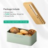 kiplant Bread Box for Kitchen Countertop, Large Bread Storage Container