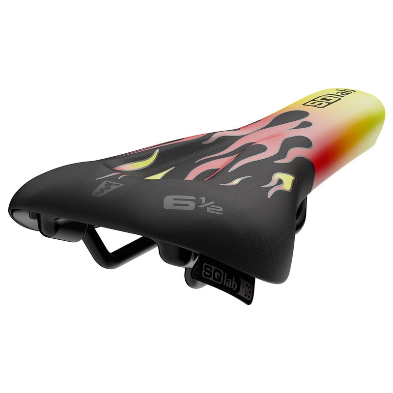 6½ Ergowave Flames, Ergonomic Children's Bicycle Saddle SQlab