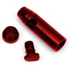 iSnuff Portable Storage Dispenser Leakproof Metal Bottle (Red)
