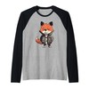 Cool Jacket Foxes Relaxing Forest Animal Raglan Baseball Tee