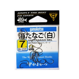 Gamakatsu Sea Tanago Hook White No. 7 Fishing Hooks