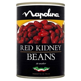 Napolina Red Kidney Beans in Salted Water with Added Sugar (400g) - Pack of 6
