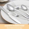 40 Piece Silverware Set Service for 8,Premium Stainless Steel Flatware