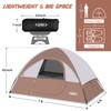 Camping Tent 2 Person, Waterproof Windproof Tent with Rainfly Easy