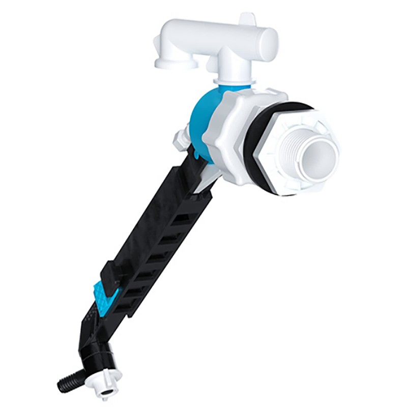 SPARES2GO Side Entry Ball Valve Toilet Cistern Filling Adjustable Float