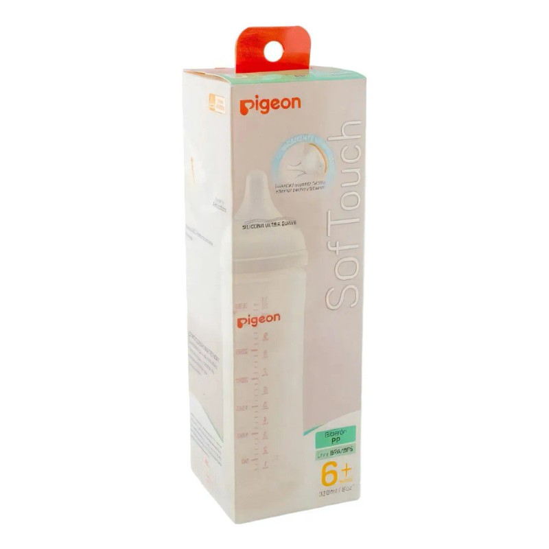 Biberón Softouch Pigeon Pp 330 Ml Color Blanco