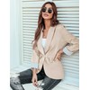 Genhoo Womens Blazers for Work Professional Soild Office Blazers &