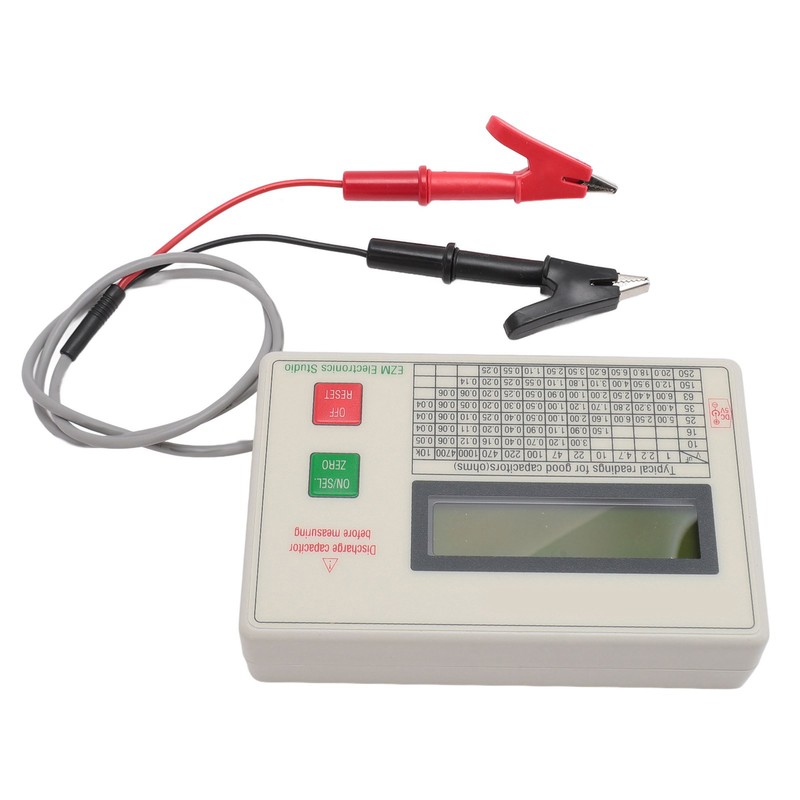 ESR Meter Accurate Smart Shutdown Function Portable ESR Capacitance Tester