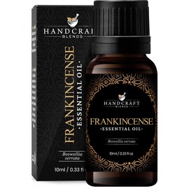 Handcraft Blends Frankincense Essential Oil - 0.33 Fl Oz - 100% Pure and Natural - Premium Grade Essential Oil for Diffuser and Aromatherapy, and DIY Soap Making