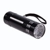 KIMISS Climbing Tools Aluminium Alloy 9 LED Ultra Violet Torch