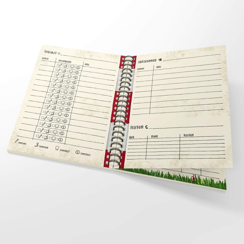 trendaffe My Horse Diary Notebook with 116 Pages for Riders