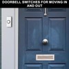 1 PC Wired Doorbell Button with Screws – Universal Doorbell