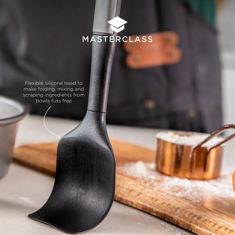 MasterClass Soft Grip Stainless Steel Spoon Spatula