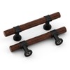 homdiy 10 Pack Black Cabinet Pulls Kitchen Cabinet Handles, 3