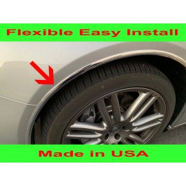 MyFrameAccessory 2003-2018 ForLexus Model 4pc Chrome Wheel Well Fender Trim Molding Kit/5YR WRNTY