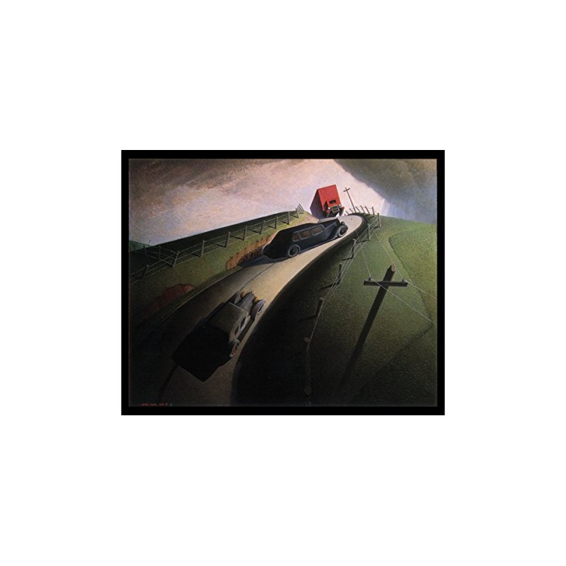 Death on The Ridge Road by Grant Wood