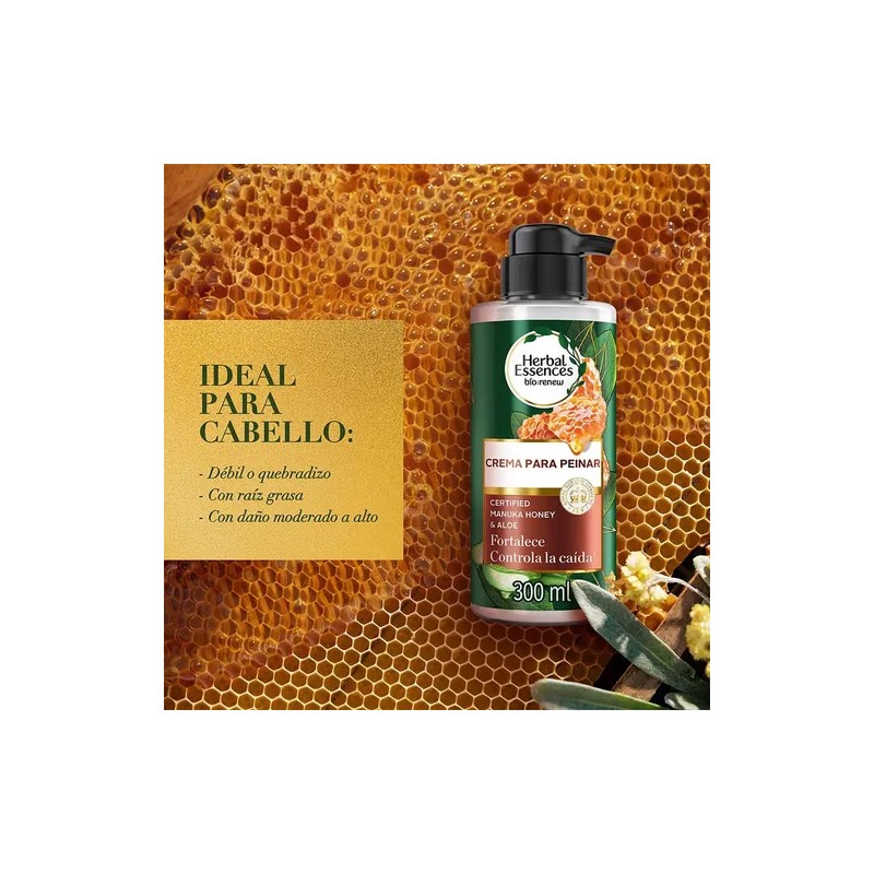 Crema para Peinar Herbal Essences Bio:Renew Miel de Manuka y