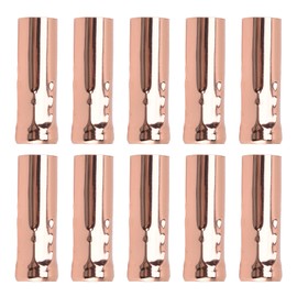 10Pcs E14 Metal Tube for Candle Lamp Holder Lamp Base Lighting Accessories 25x80mm Rose Gold