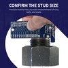 HexSizer Heavy Hex Nut, Bolt & Stud Gauge Tool &