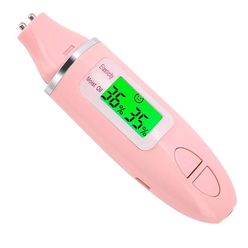 Portable Digital LCD Display Precision Skin Sensor Tester Face Moisture
