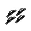 DayCount Pack of 2 Invisible Cabinet Drawer Handle Rotating Zinc