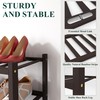 Smiry Bamboo Shoe Rack for Closet, 3 Tier - 33.86"