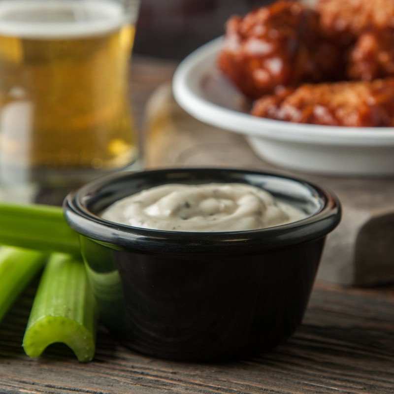 Carlisle FoodService Products Plastic Ramekin Sauce Bowl for Home and