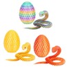 3PCS 3D Printed Snake in Egg, 3D Printed Dragon Egg