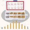 240Pcs M2(120Pcs) and M3(120Pcs) Male Female Brass Standoff Spacer PCB