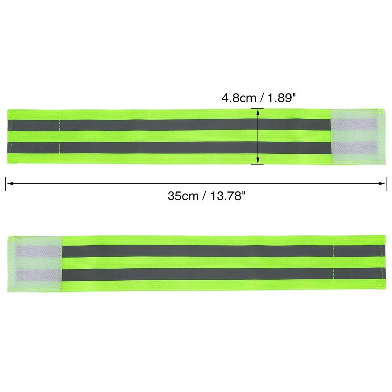 X AUTOHAUX 4pcs Reflective Bands for Arm Reflective Armbands High