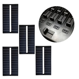 WXYINSPAS 4pcs Scale Protection Sticker of Fader Slider, Cover Skin Accessories of Crosscut for DJ Controller Mixer Console Pioneer DJM、DDJ、XDJ, Sturdy, Scratch Resistant, Bubble-Free (4pcs)