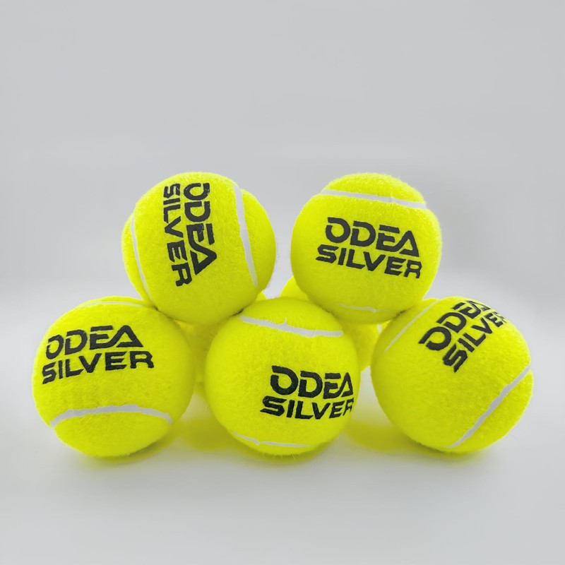 Odea Silver Training Tennis Balls,Good Bounce and Wear-Resistant,Suitable for Advanced