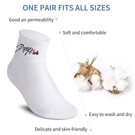 X9H8N9 2 Pairs Stray Socks Unisex Ankle Athletic Skz Socks Stay Fans Gifts Merch for Girls Men's and Women's